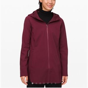 NWOT Lululemon Glyde Along Rain Jacket Size 6